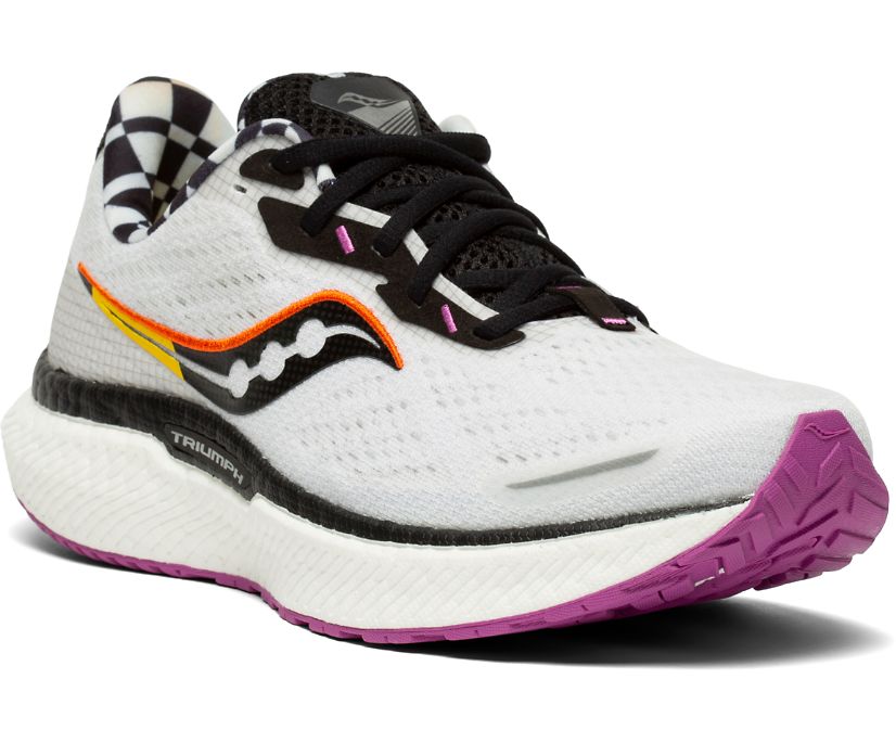 Saucony Triumph 19 Women's Running Shoes Silver / Black | AU 207NWYB